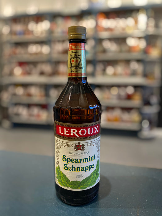 LEROUX SPEARMINT SCHNAPPS LIQUEUR