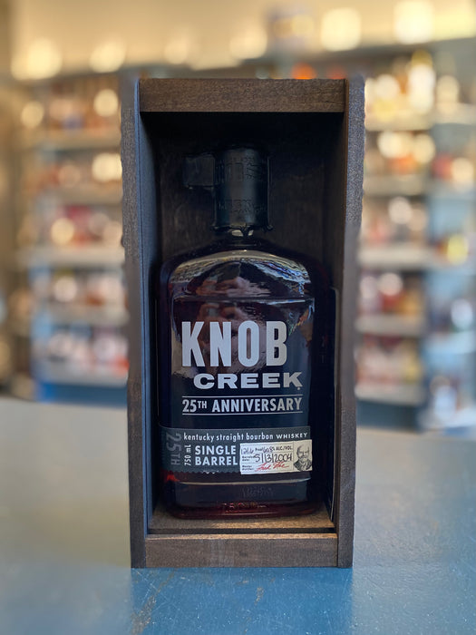 Knob Creek 25th Anniversary 13 Year Old Single Barrel Cask Strength Bourbon Whiskey, 121.6 Proof