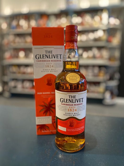 THE GLENLIVET CARIBBEAN RESERVE SINGLE MALT SCOTCH WHISKY