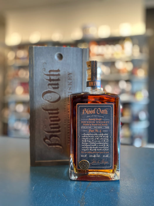 Blood Oath Pact No. 4 Bourbon Whiskey 2018, 98.6 Proof