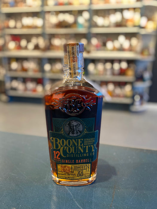 Boone County 12 Year Single Barrel Bourbon Whiskey 'Made by Ghosts', 112.52 Proof