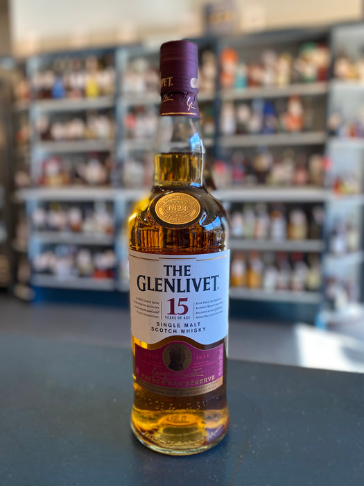 THE GLENLIVET 15YR FRENCH OAK SINGLE MALT SCOTCH WHISKY