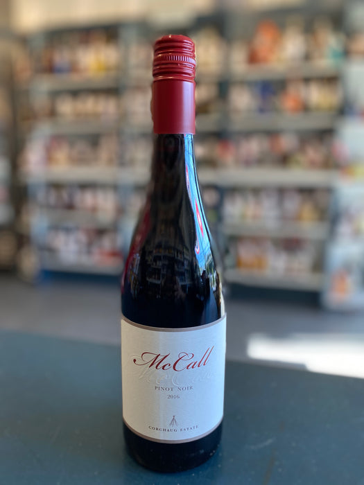 MCCALL, CORCHAUG ESTATE, PINOT NOIR, NORTH FORK OF LONG ISLAND, NEW YORK 2016