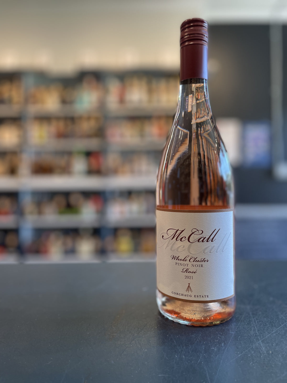 MCCALL, CORCHAUG ESTATE, 'WHOLE CLUSTER' PINOT NOIR ROSÉ, NORTH FORK O —  Bogey's Bottled Goods